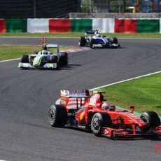 Raikkonen en la pista