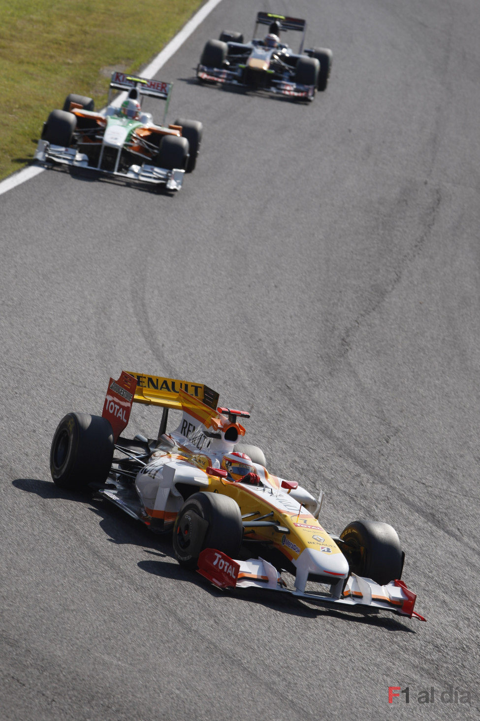 Alonso en el GP de Japón