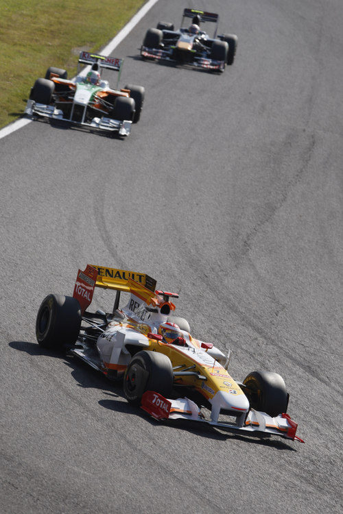 Alonso en el GP de Japón