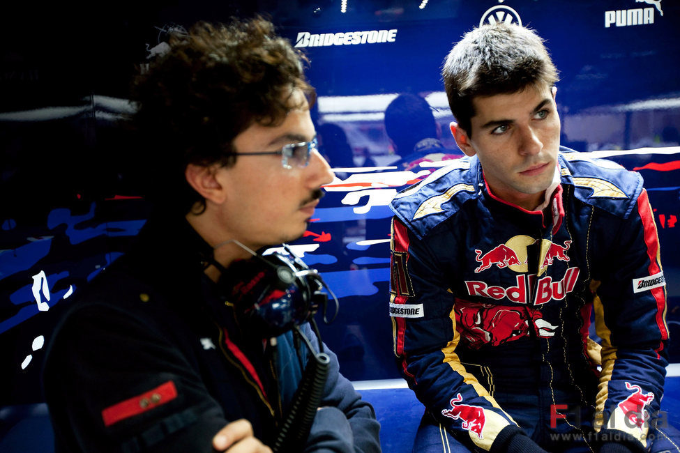 Alguersuari y Laurent Mekies