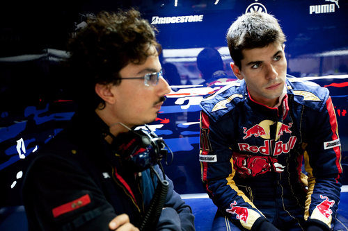 Alguersuari y Laurent Mekies