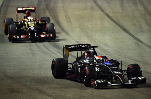 Adrian Sutil sufre un problema técnico