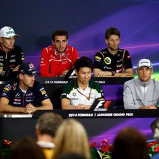 Rueda de prensa de los pilotos en Suzuka