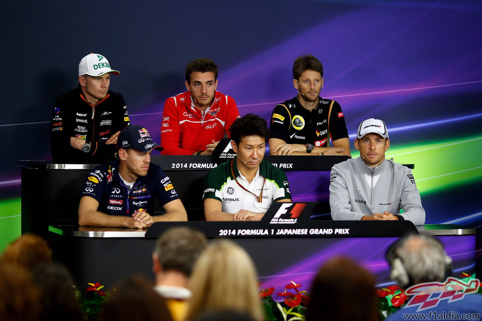 Rueda de prensa de los pilotos en Suzuka