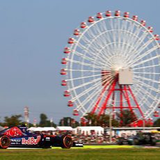 Primera vez que Daniil Kvyat en el circuito de Suzuka