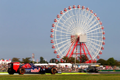 Primera vez que Daniil Kvyat en el circuito de Suzuka