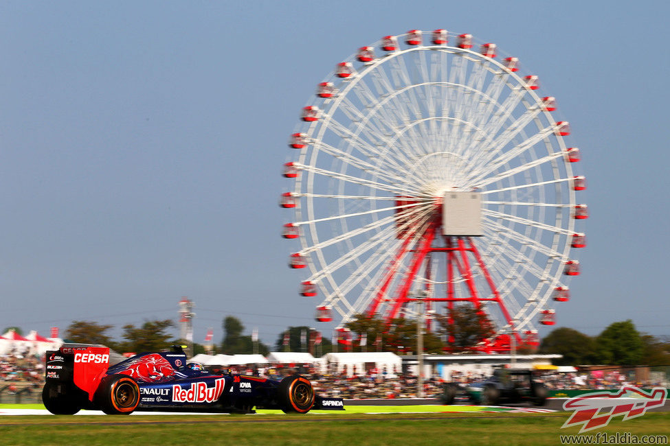 Primera vez que Daniil Kvyat en el circuito de Suzuka