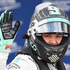 Saludos de Nico Rosberg al acabar la clasificación