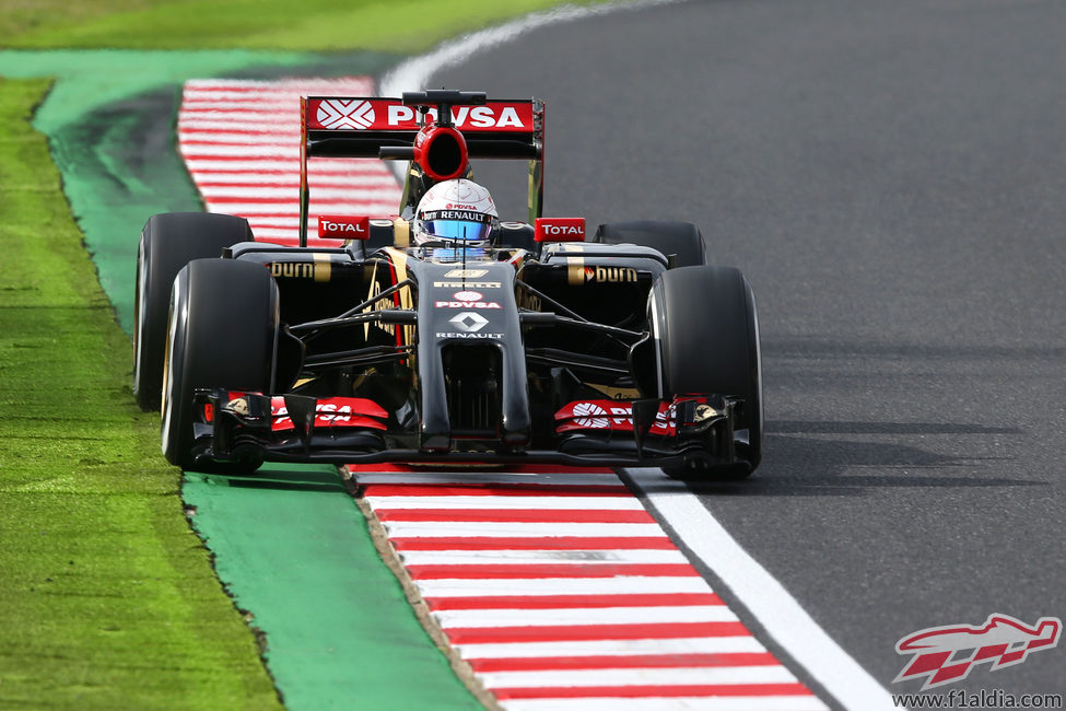 Romain Grosjean no pudo alcanzar la Q2 en Suzuka