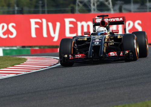 Romain Grosjean no pudo llegar a la Q2