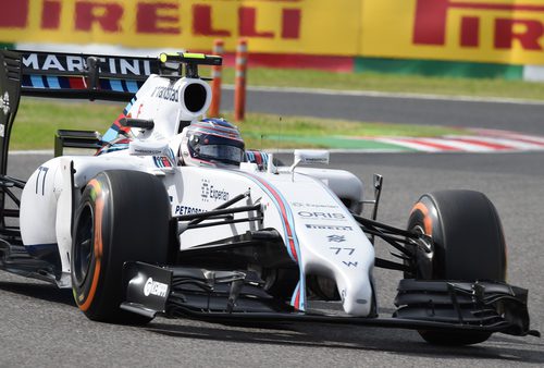 Valtteri Bottas acaba justo detrás de Mercedes