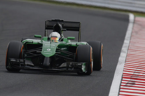 Kamui Kobayashi durante la clasificación