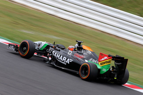 Nico Hulkenberg rodando por Suzuka