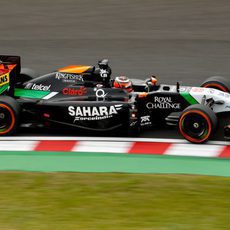 Nico Hulkenberg en la clasificación del GP de Japón 2014