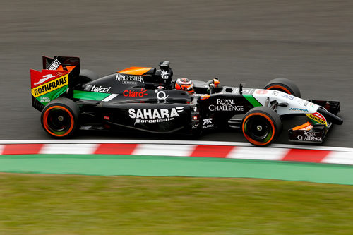 Nico Hulkenberg en la clasificación del GP de Japón 2014