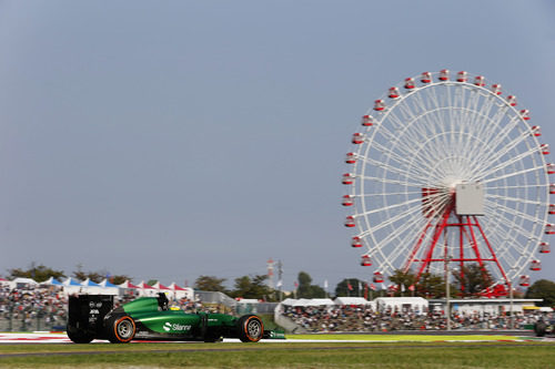 Marcus Ericsson rodando en Suzuka