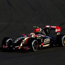 Pastor Maldonado por primera vez en la pista de Sochi