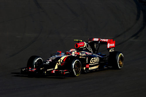 Pastor Maldonado por primera vez en la pista de Sochi