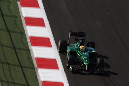 Roberto Merhi durante los Libres 1 del Gran Premio de Rusia 2014