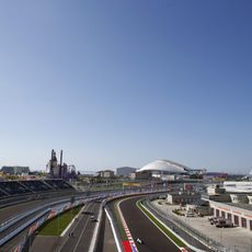 Felipe Massa en las instalaciones del circuito de Sochi