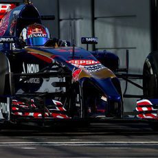 Daniil Kvyat en su Gran Premio de casa