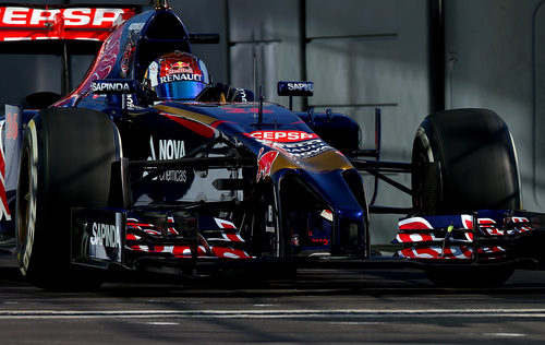 Daniil Kvyat en su Gran Premio de casa
