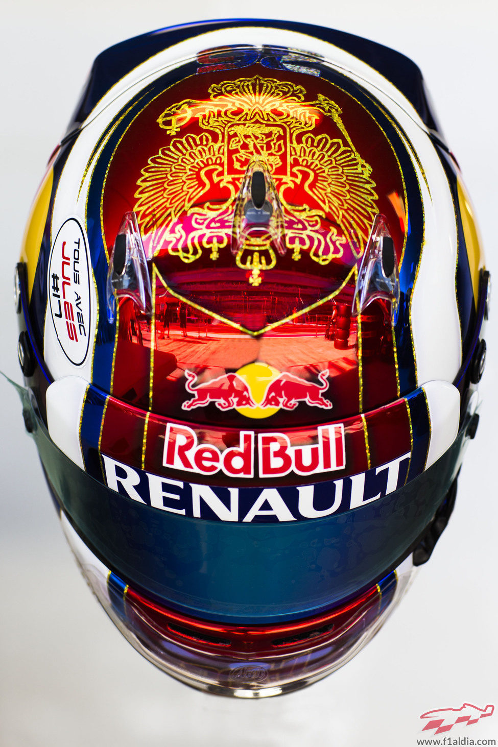 El casco de Kvyat para este fin de semana