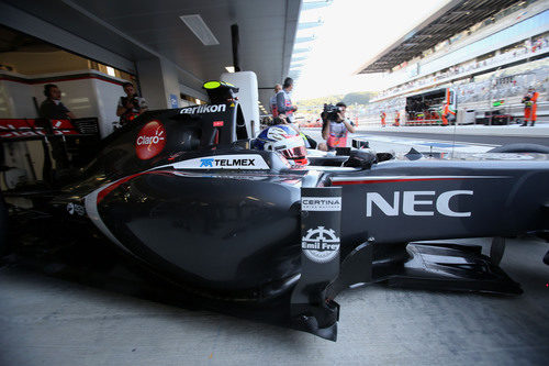 Sirotkin sale a pista creando expectación