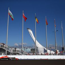 Max Chilton rueda con los blandos