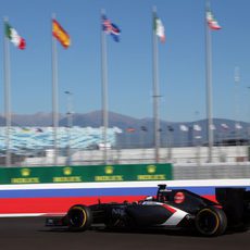 Adrian Sutil rueda en Sochi