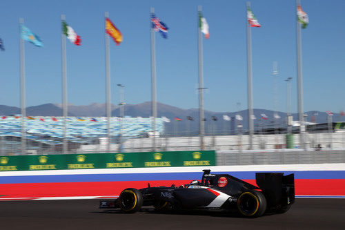 Adrian Sutil rueda en Sochi