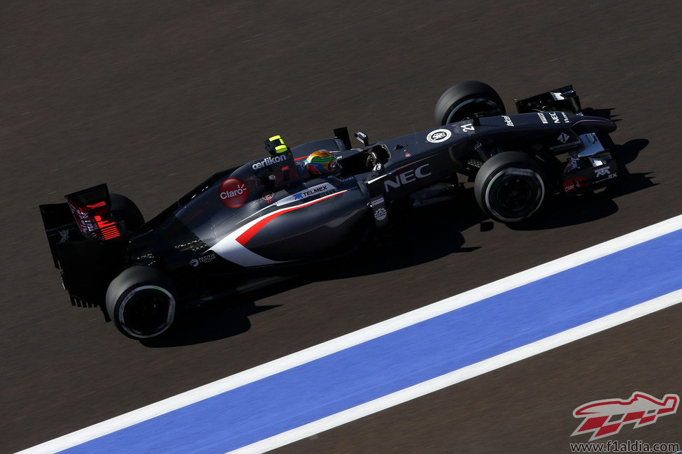 Esteban Gutiérrez ha terminado delante su compañero de equipo