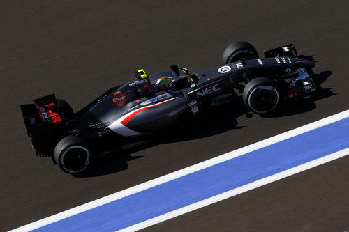 Esteban Gutiérrez ha terminado delante su compañero de equipo