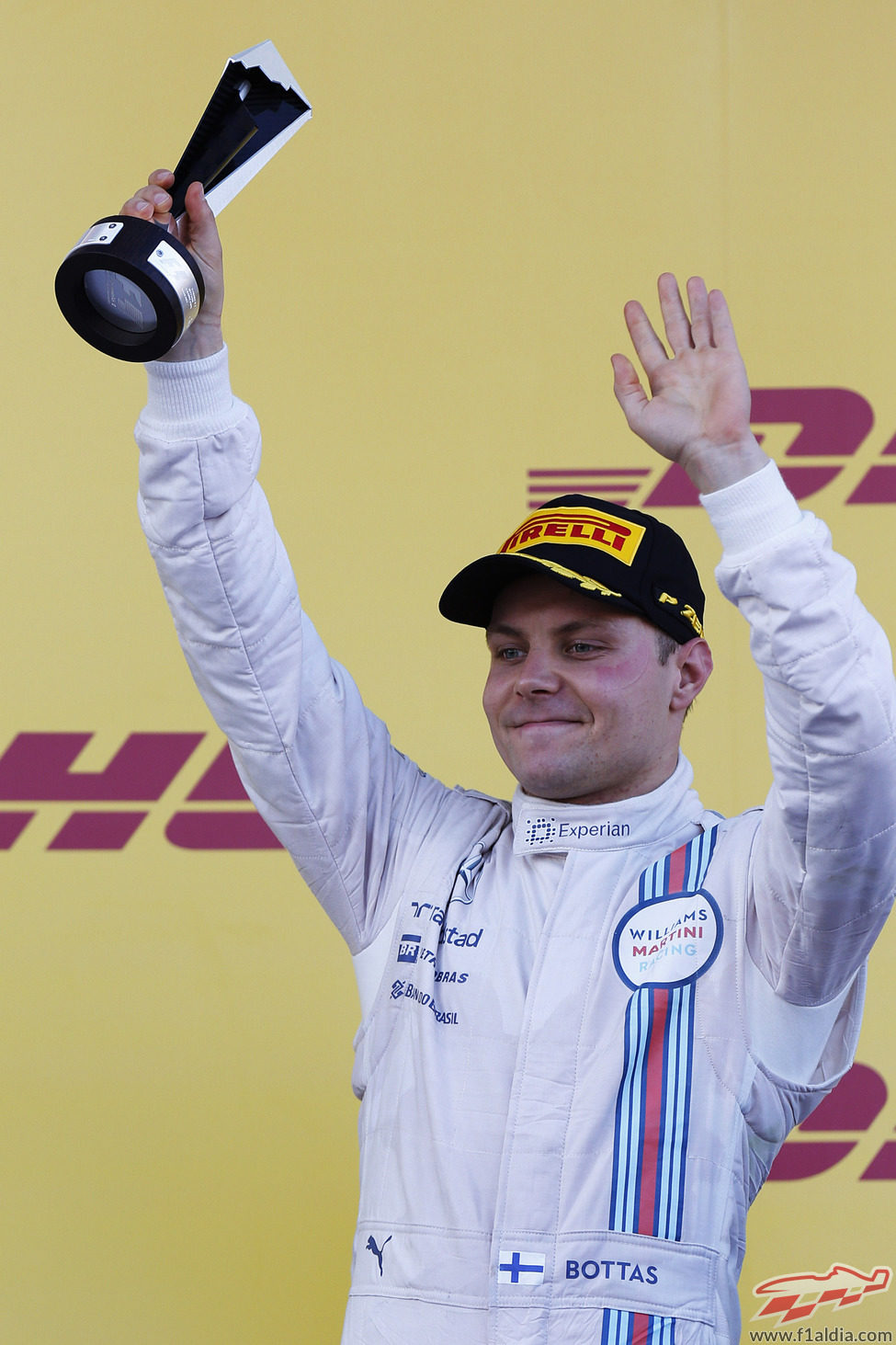 Valtteri Bottas se ha subido al podio por quinta vez en la temporada