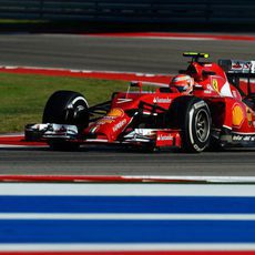 Kimi Räikkönen durante los entrenamientos libres del viernes del GP de EE.UU. 2014