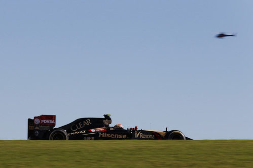 Plano lateral del Lotus de Pastor Maldonado