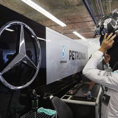 Nico Rosberg se prepara para la batalla