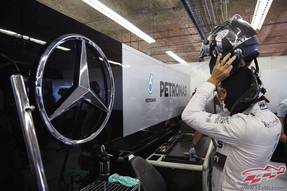 Nico Rosberg se prepara para la batalla