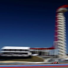 Fernando Alonso durante la clasificación del Gran Premio de Estados Unidos 2014