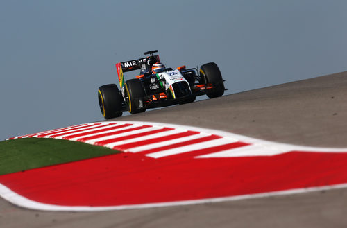 Nico Hulkenberg rodando en Austin