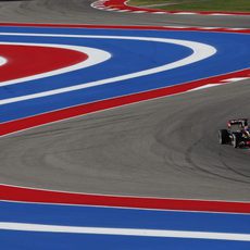 Romain Grosjean afronta las enlazadas del primer sector del Circuito de las Américas