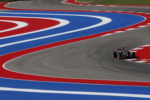 Romain Grosjean afronta las enlazadas del primer sector del Circuito de las Américas