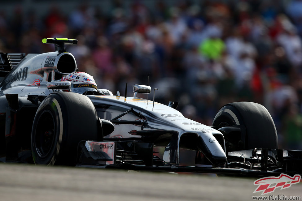 Kevin Magnussen con problemas de degradación de los neumáticos