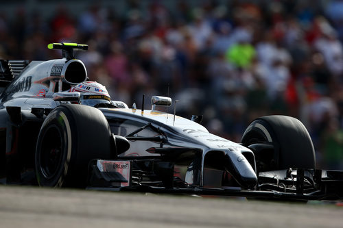 Kevin Magnussen con problemas de degradación de los neumáticos