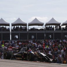 Romain Grosjean se quedó a las puertas de los puntos en Austin