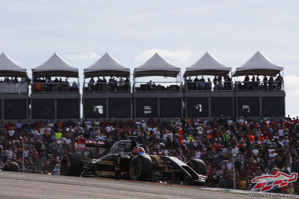 Romain Grosjean se quedó a las puertas de los puntos en Austin