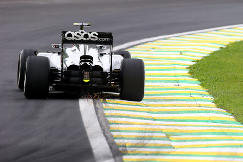 Kevin Magnussen echando chispas