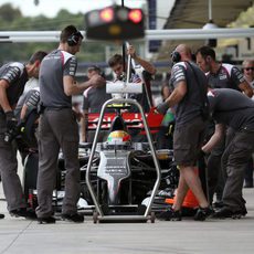 Paso adelante del equipo Sauber en las últimas carreras