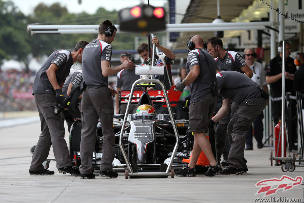 Paso adelante del equipo Sauber en las últimas carreras