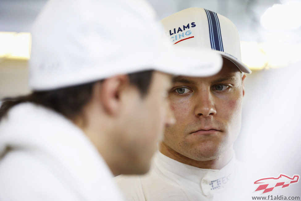 Valtteri Bottas y Felipe Massa en Abu Dabi